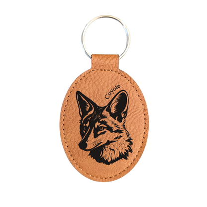 Coyote - Canada/Alberta Souvenir Keychain