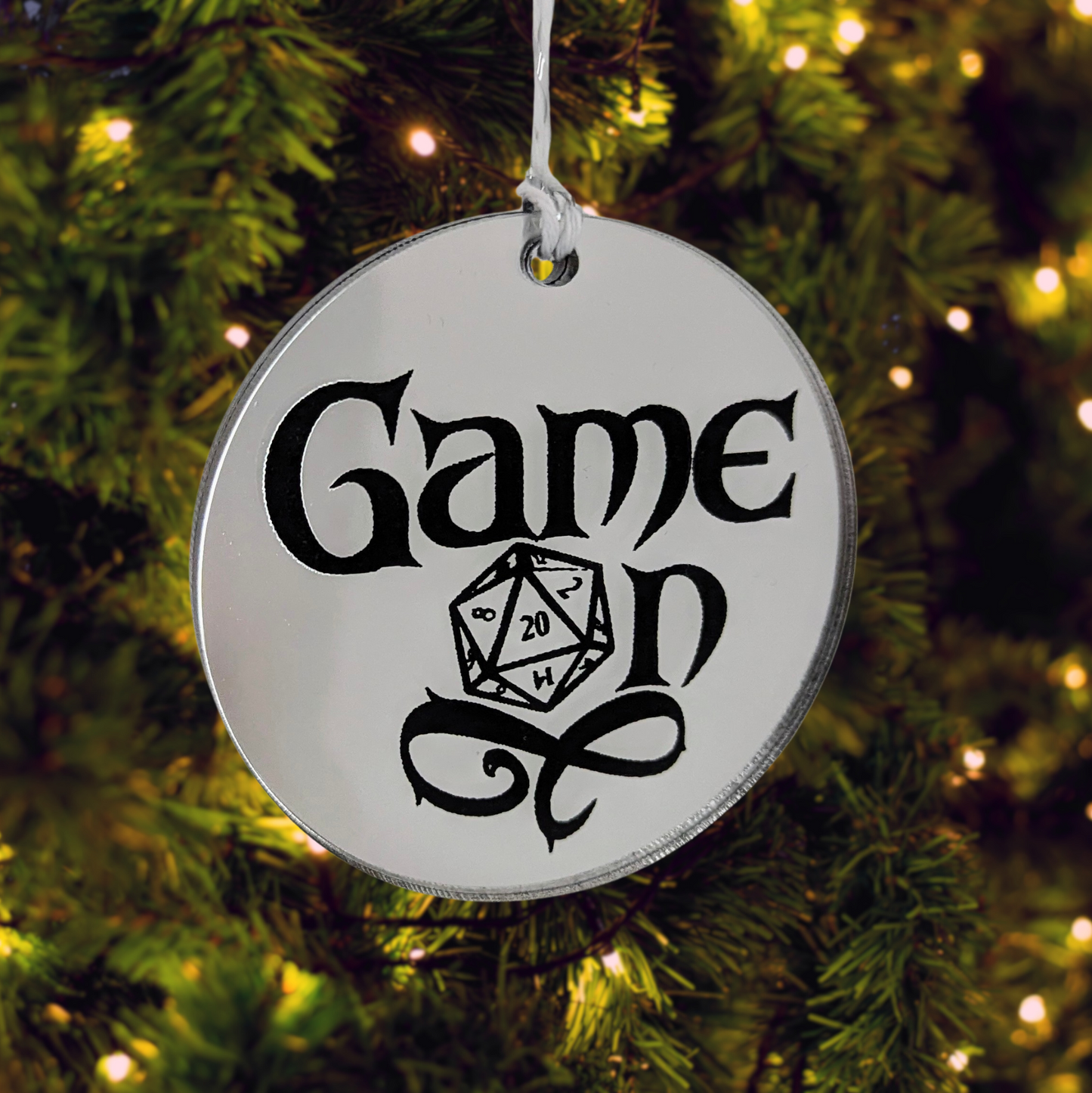 Game On D20 Acrylic Ornament