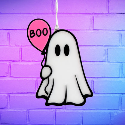 Cute Ghost with Balloon Ornament