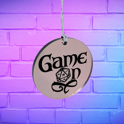 Game On D20 Acrylic Ornament