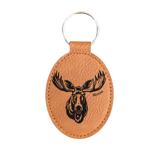 Moose - Canada/Alberta Souvenir Keychain