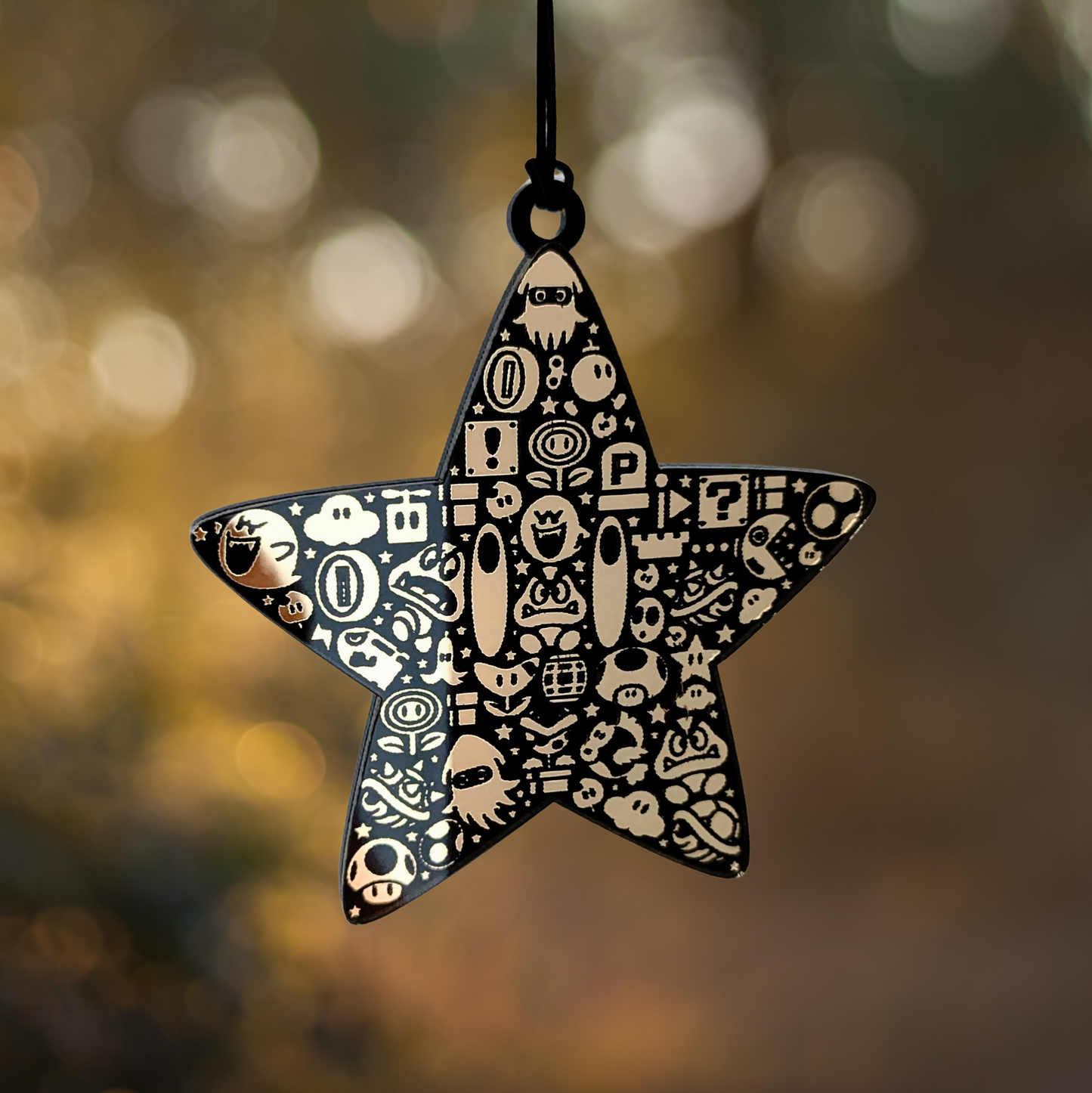 Starman (Super star) Christmas Ornament - Mirror acrylic