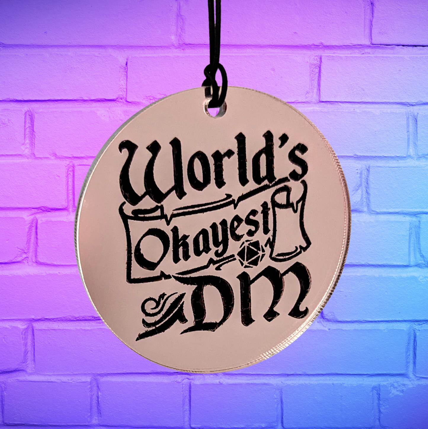 World's Okayest DM Ornament