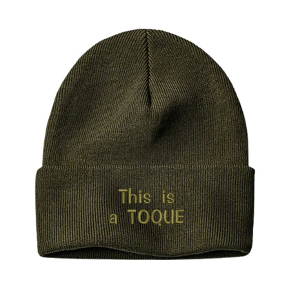 PRE-ORDER Canada-Made Cuffed Toque / Beanie "This is a Toque" Embroidery