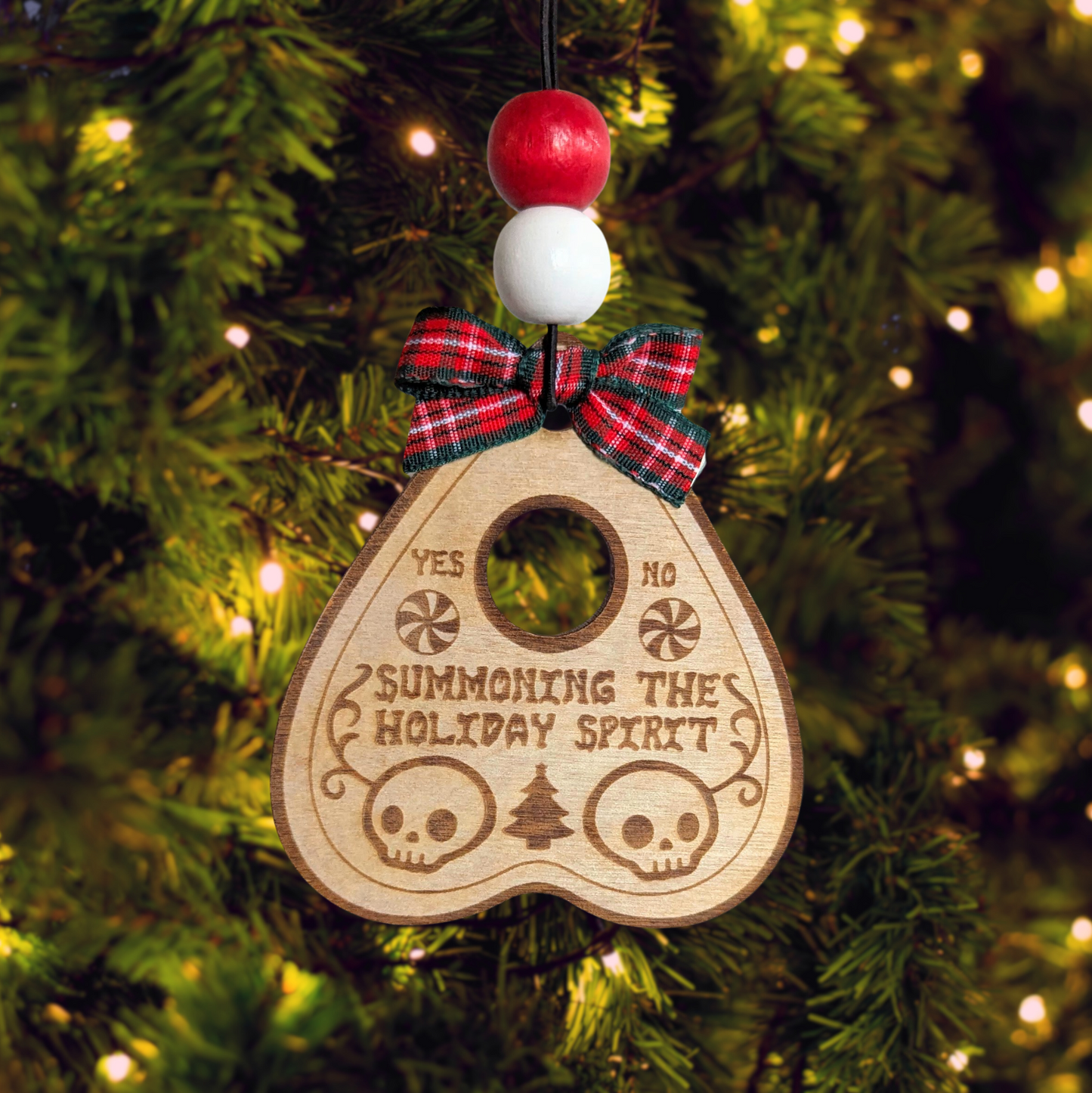 Summoning the Holiday Spirit - Planchette Ornament