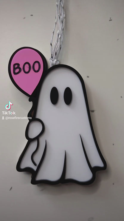 Cute Ghost with Balloon Ornament