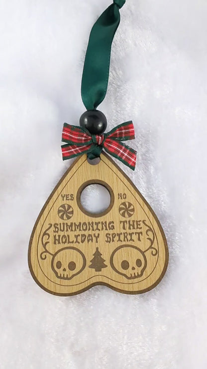 Summoning the Holiday Spirit - Planchette Ornament