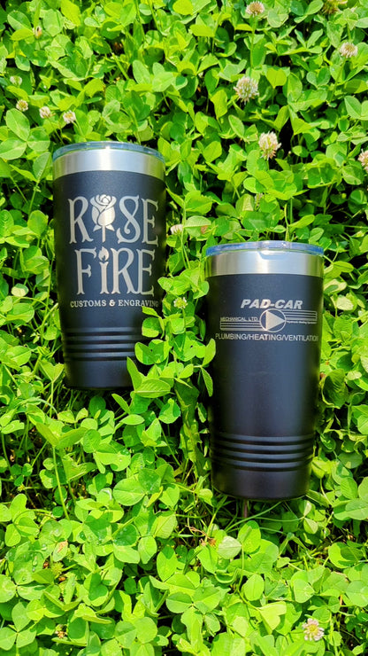 Custom Logo 20 oz. Ringneck Tumblers (Case of 24)