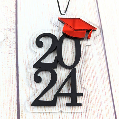 Grad 2024 Car Mirror Charm/Christmas Ornaments