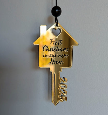 New Home Key Ornament 2025 (My home/Our Home)
