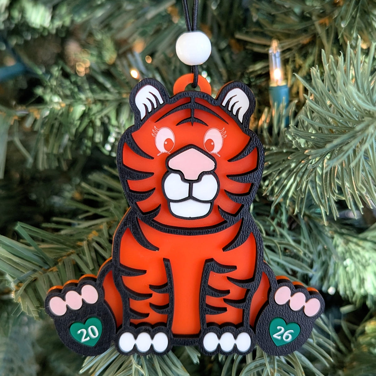 Tiger Christmas Ornament  - 2026 Optional