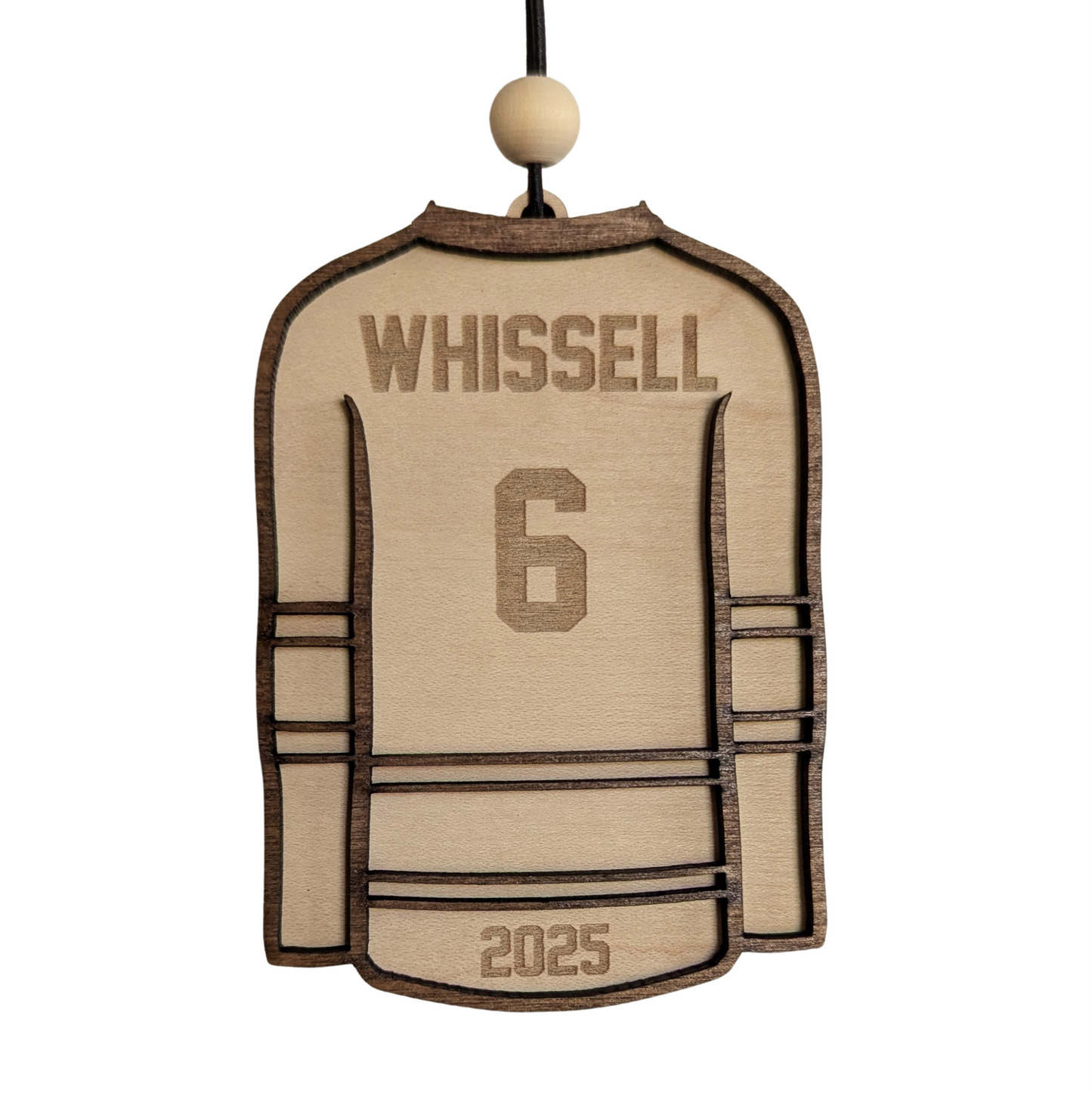 Hockey Jersey Personalized Tree Ornament