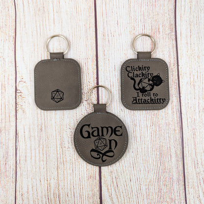 Dungeons and Dragons Themed Keychains