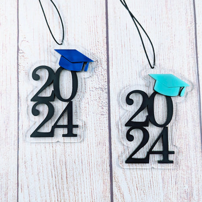 Grad 2024 Car Mirror Charm/Christmas Ornaments