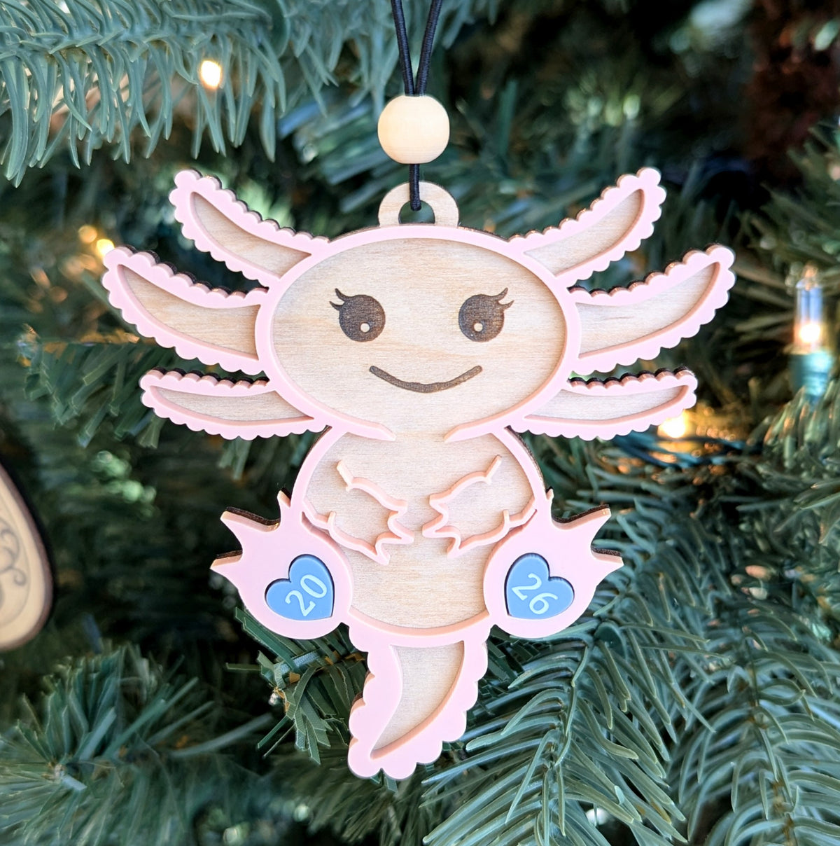 Axolotl Christmas Ornament  - 2026 Optional
