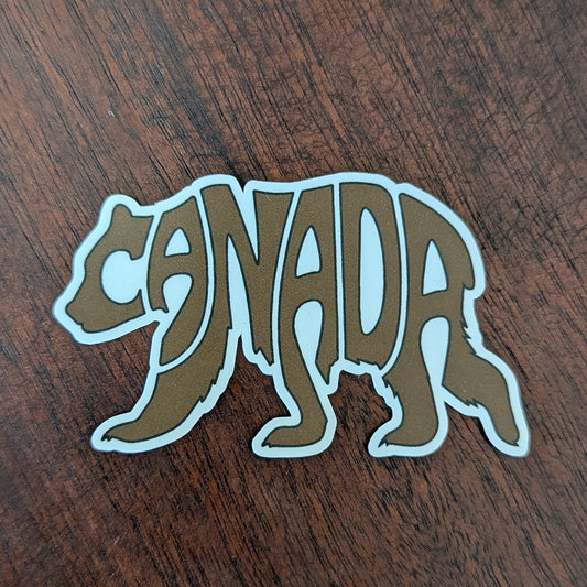 Canada Bear Sticker
