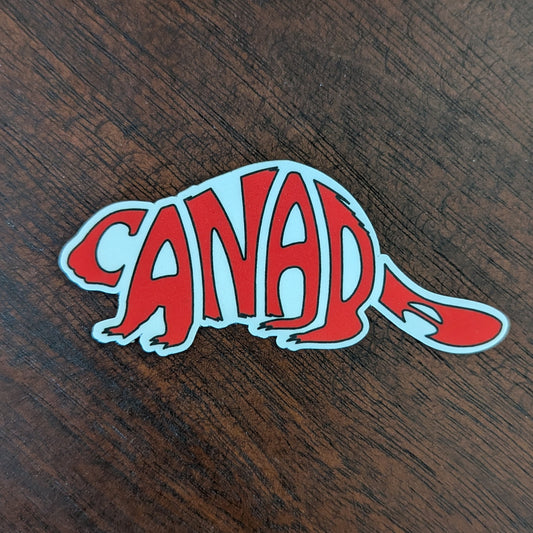 Canada Beaver Sticker