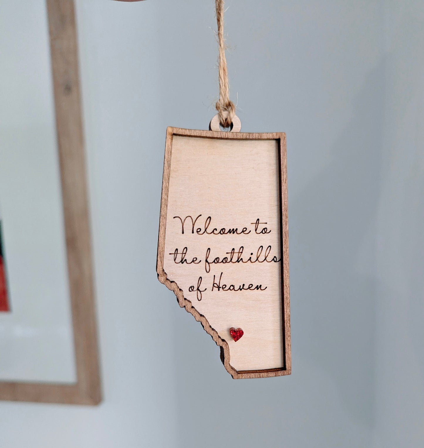 Alberta Ornament - Multiple Cities and Quotes