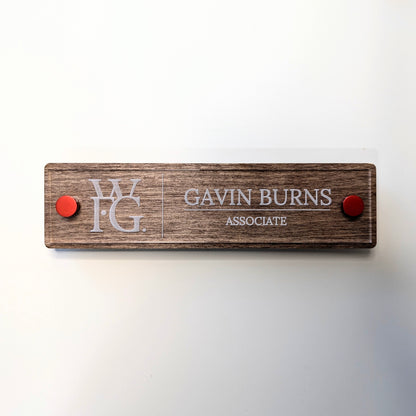 Logo and Name Plate - Door Name Plaque