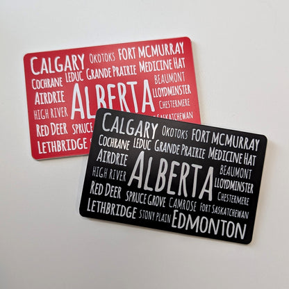 Alberta 'Word Salad' Souvenir Magnet
