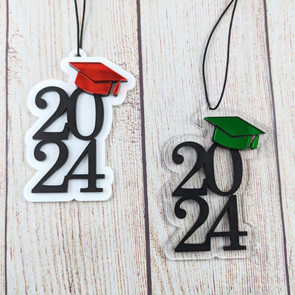 Grad 2024 Car Mirror Charm/Christmas Ornaments