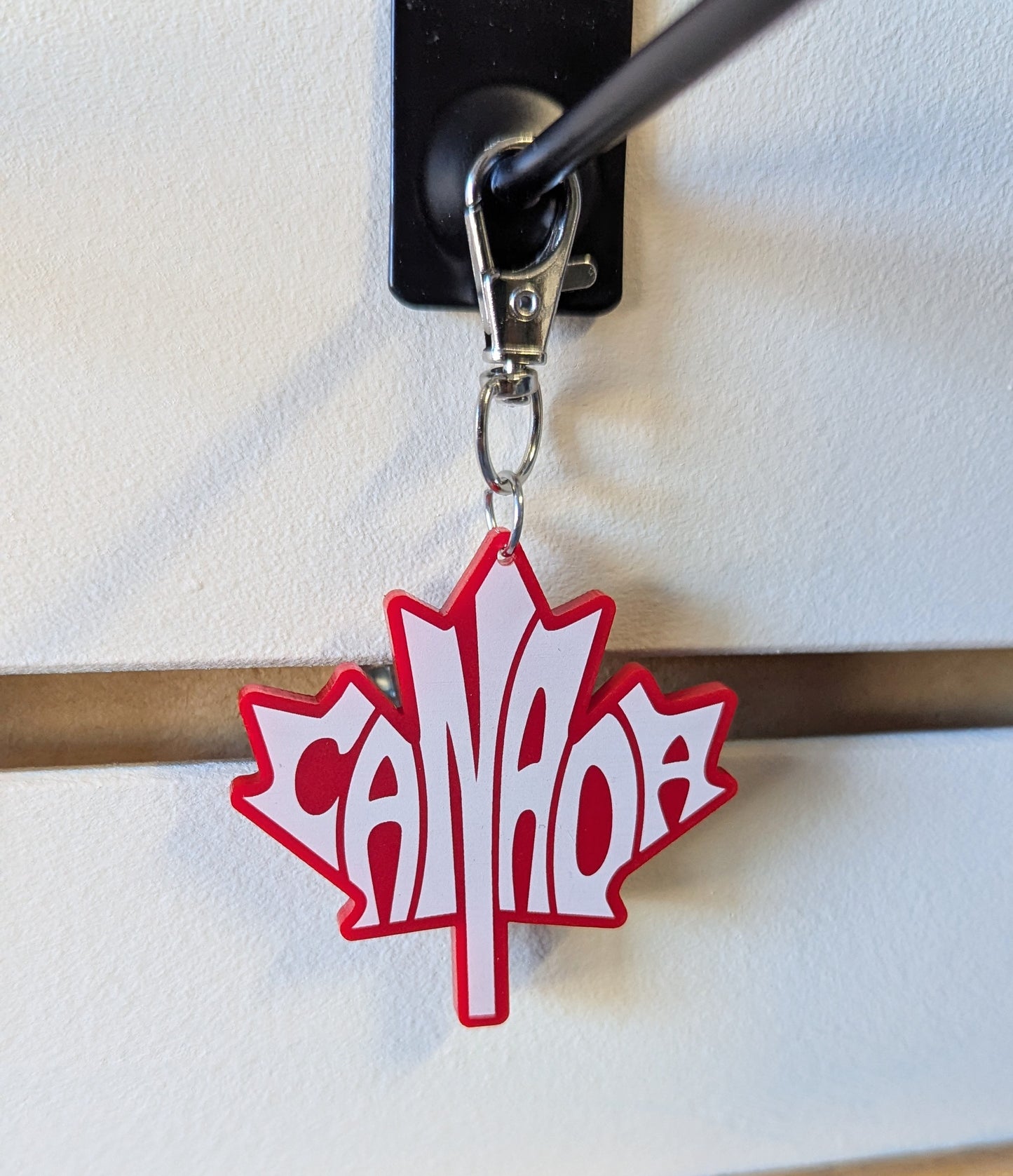 Canada Maple Leaf Typography Bag/Keychain Charm