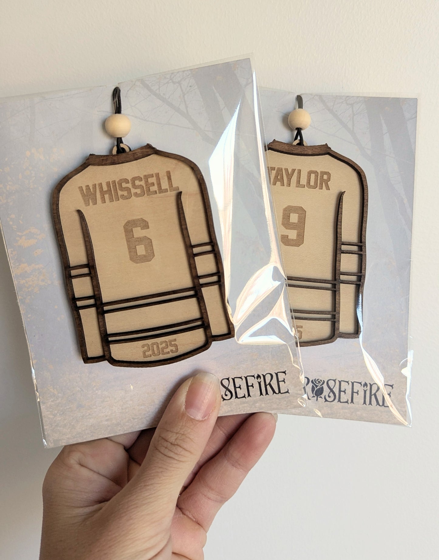 Hockey Jersey Personalized Tree Ornament