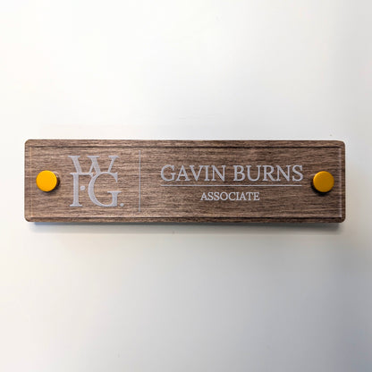 Logo and Name Plate - Door Name Plaque