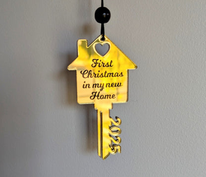 New Home Key Ornament 2025 (My home/Our Home)