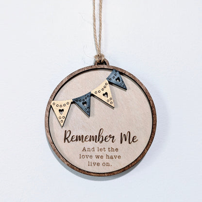 Remember Me Memorial Ornament