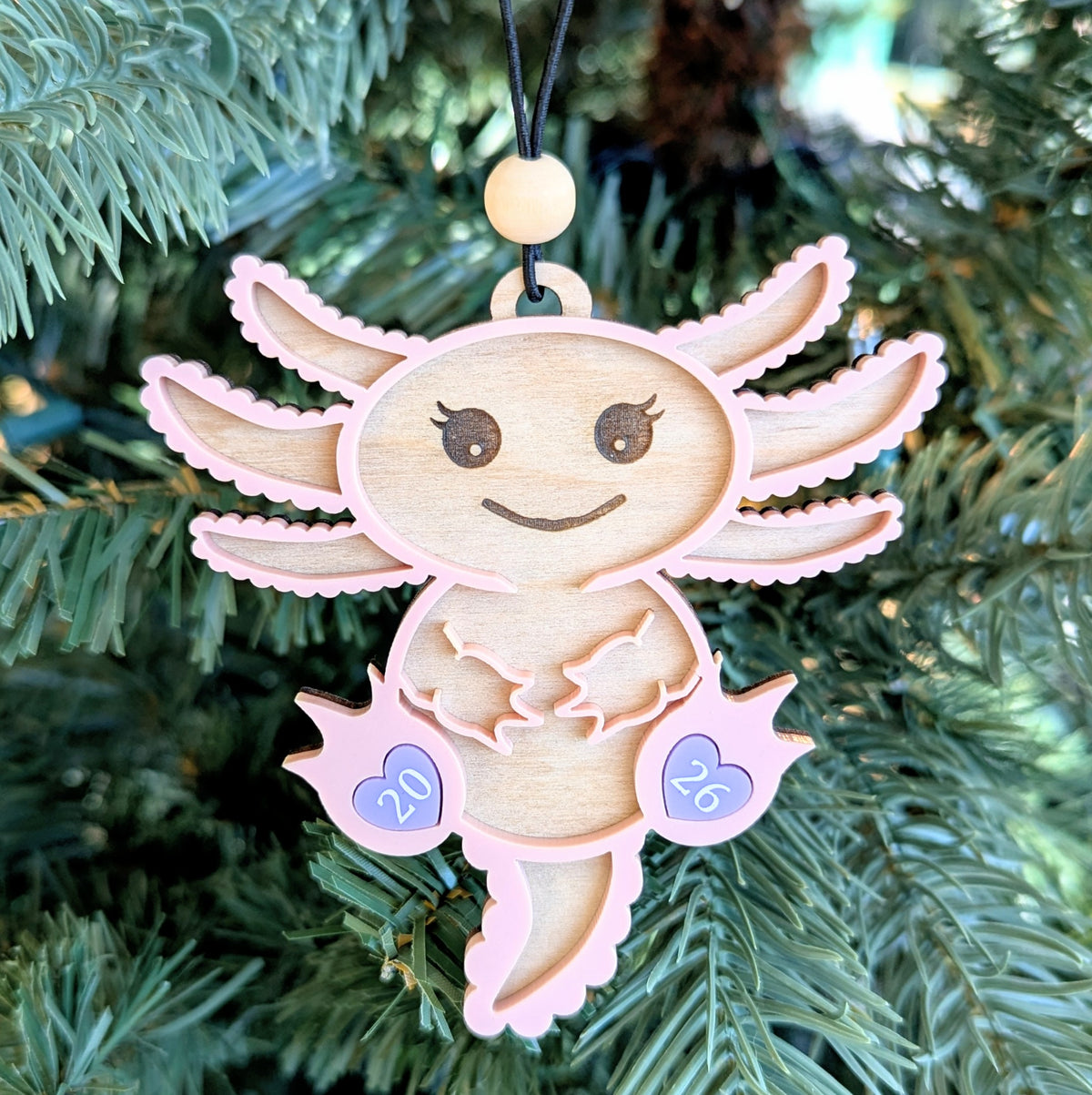 Axolotl Christmas Ornament  - 2026 Optional