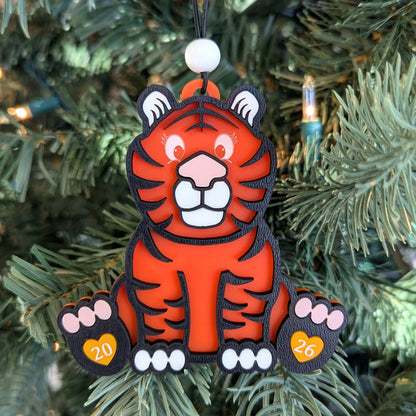Tiger Christmas Ornament  - 2026 Optional