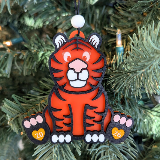Tiger Christmas Ornament  - 2026 Optional