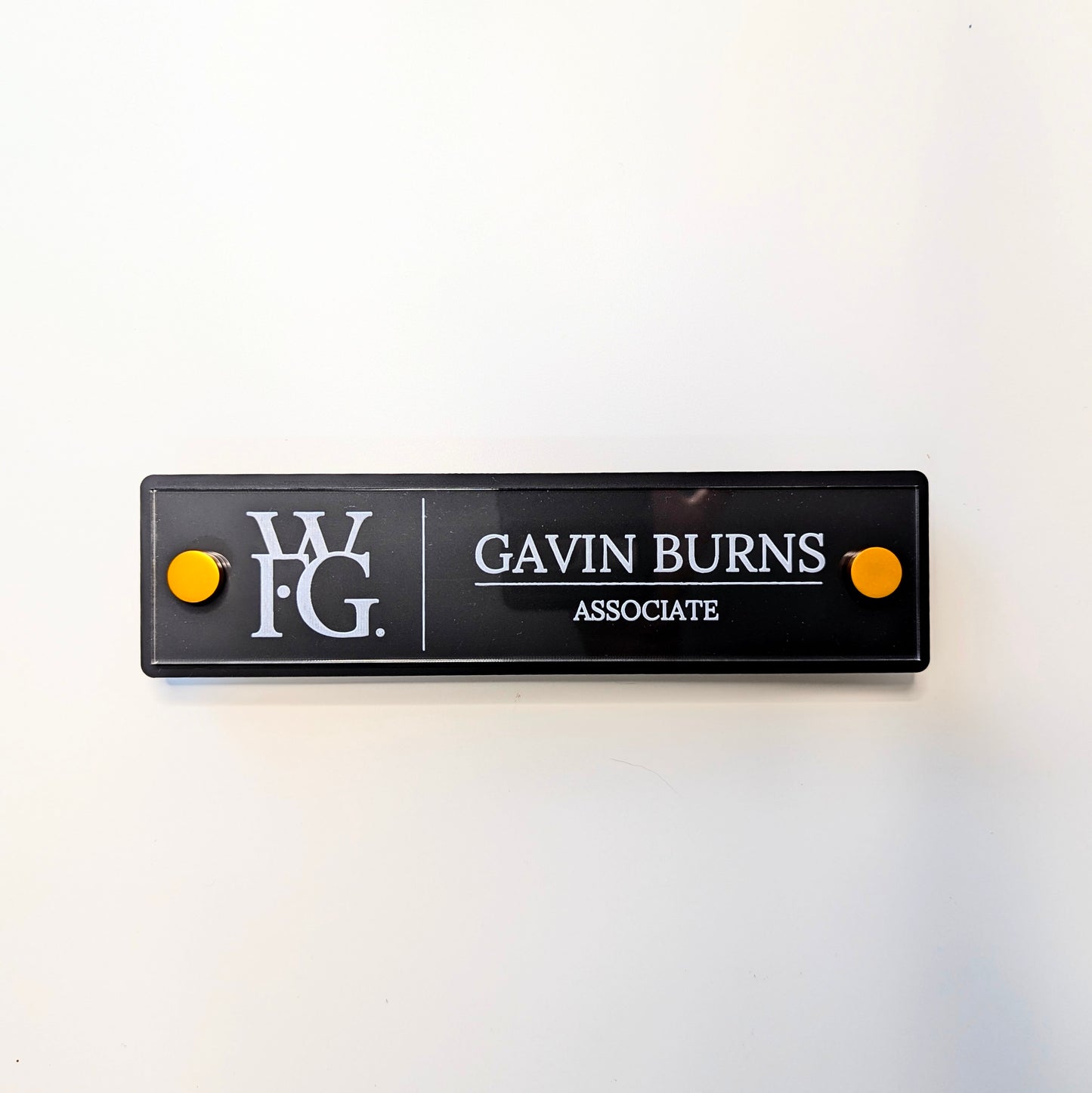 Logo and Name Plate - Door Name Plaque