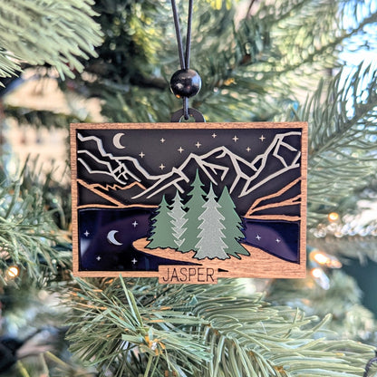 3D Picture Frame Ornament - Jasper, Spirit Island, AB