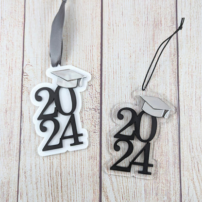 Grad 2024 Car Mirror Charm/Christmas Ornaments