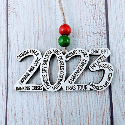 2023 Current Events Ornament - Chat GPT, Eras Tour, King Charles and more