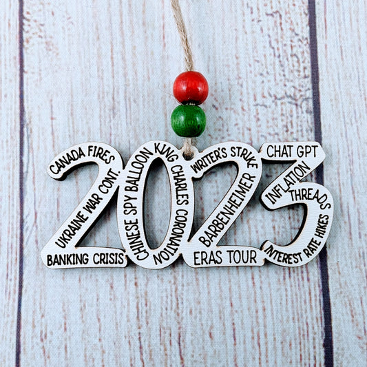 2023 Current Events Ornament - Chat GPT, Eras Tour, King Charles and more