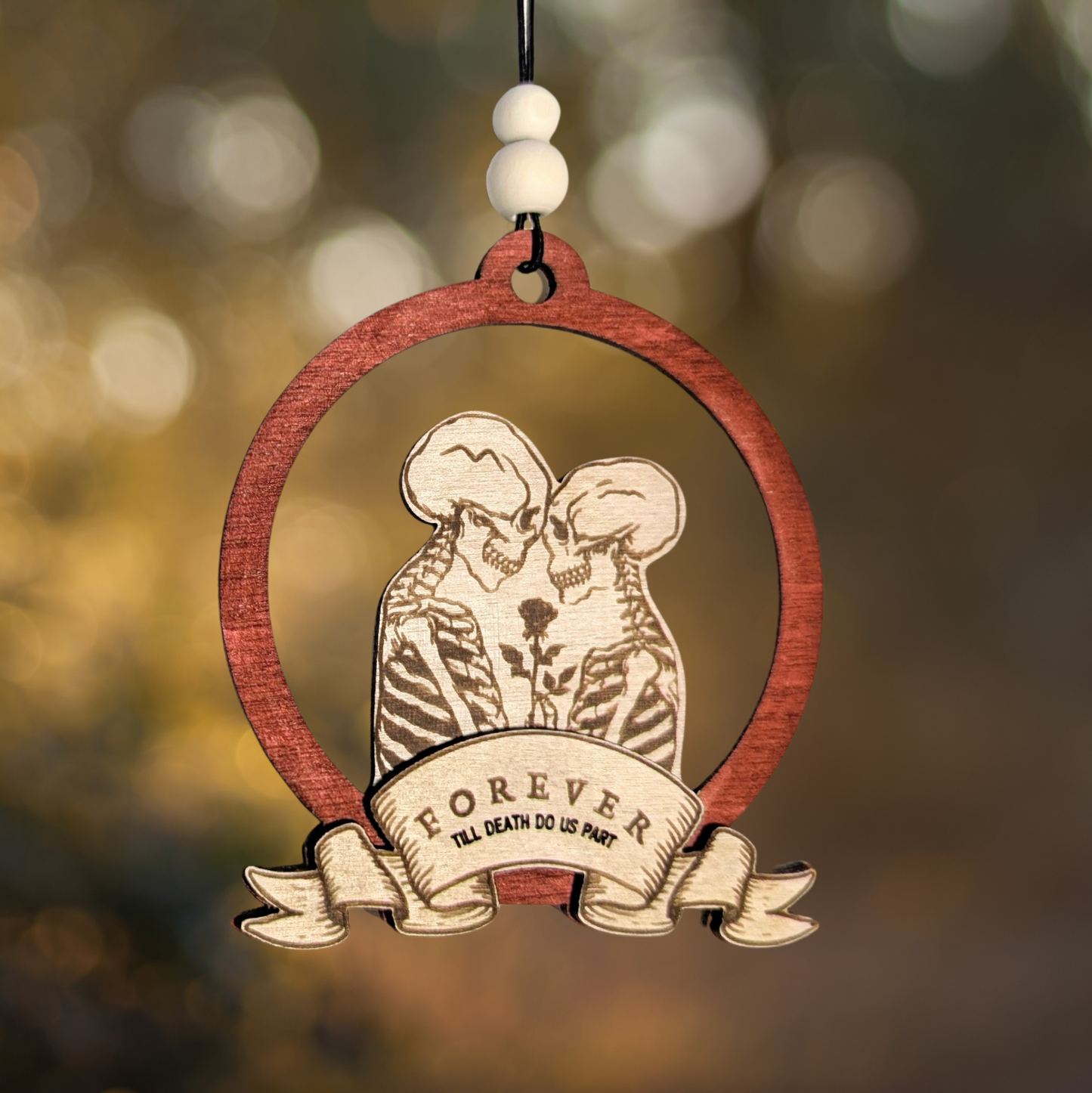 Till Death Do Us Part - Skeleton Ornament