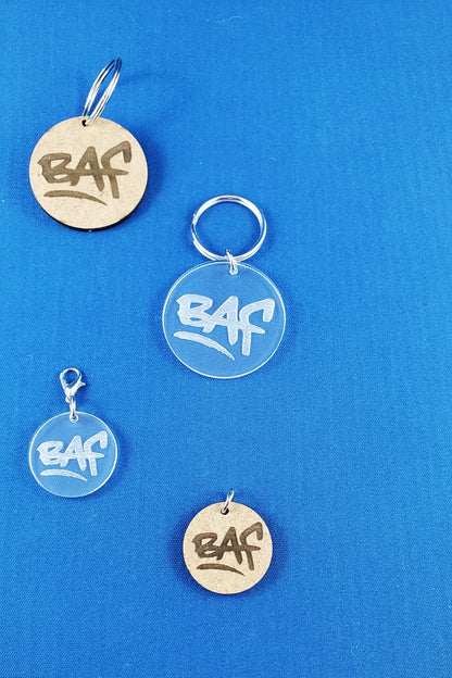 Custom Round Logo Keychain - BULK Quantities