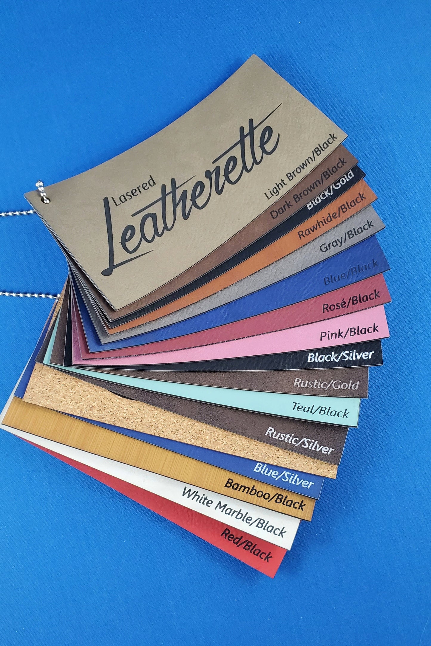 Custom "Hello, my name is..." Leatherette Name Badge - 17 Leatherette Options