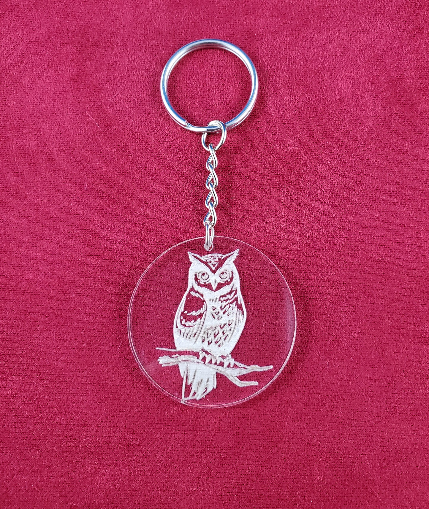 Nature Themed - Engraved Acrylic Keychain