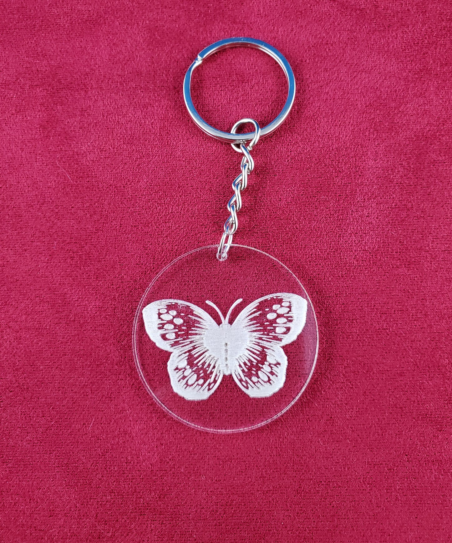 Nature Themed - Engraved Acrylic Keychain