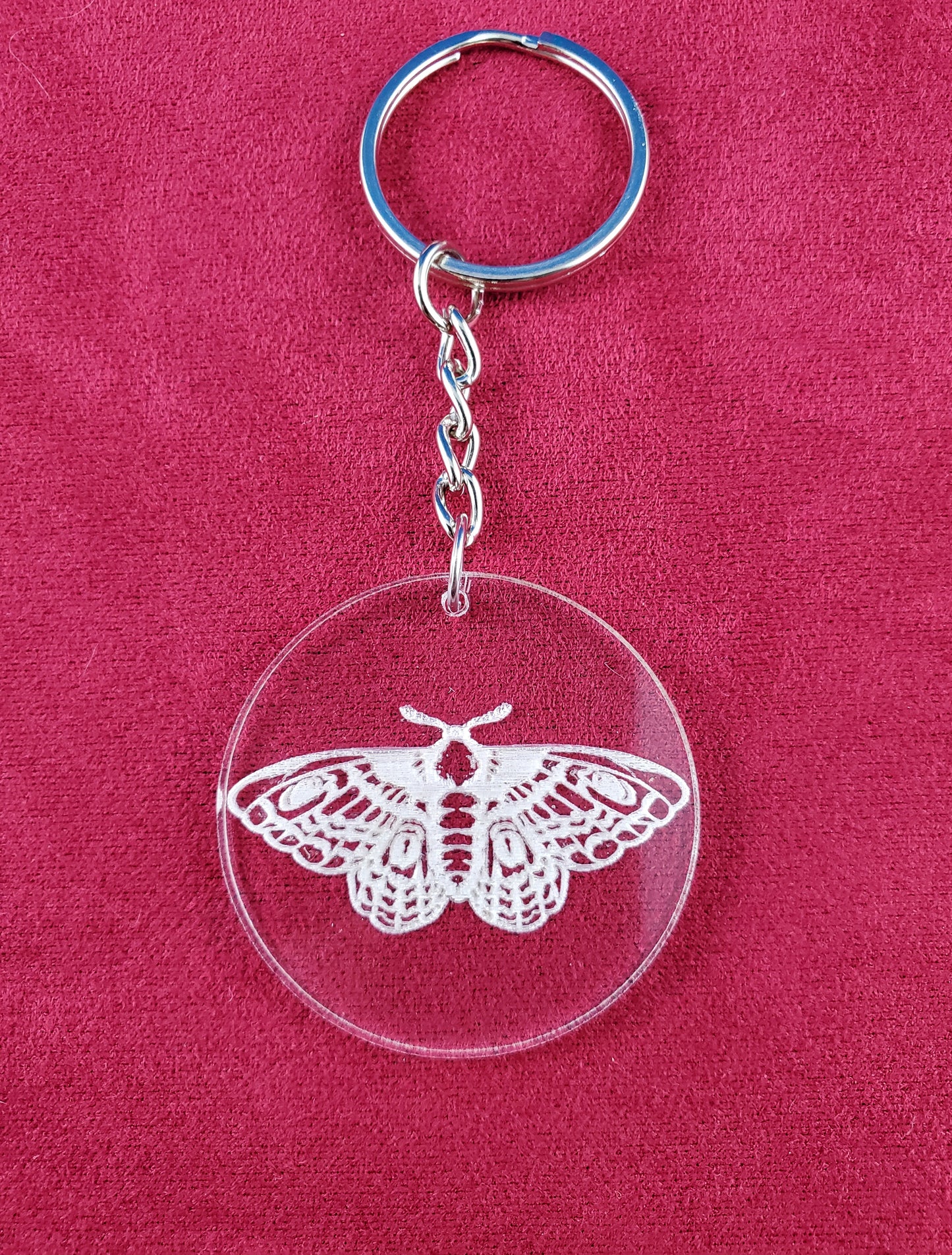 Nature Themed - Engraved Acrylic Keychain