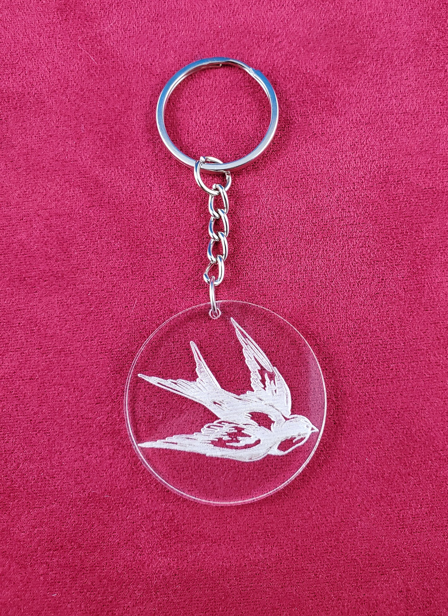 Nature Themed - Engraved Acrylic Keychain