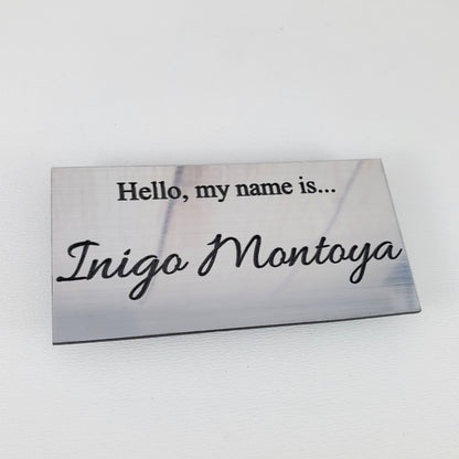 Custom Acrylic "Hello, my name is..." Name Badges