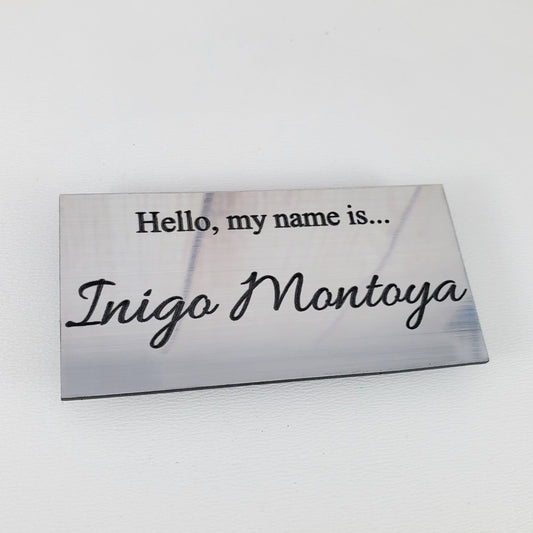 Custom Acrylic "Hello, my name is..." Name Badges