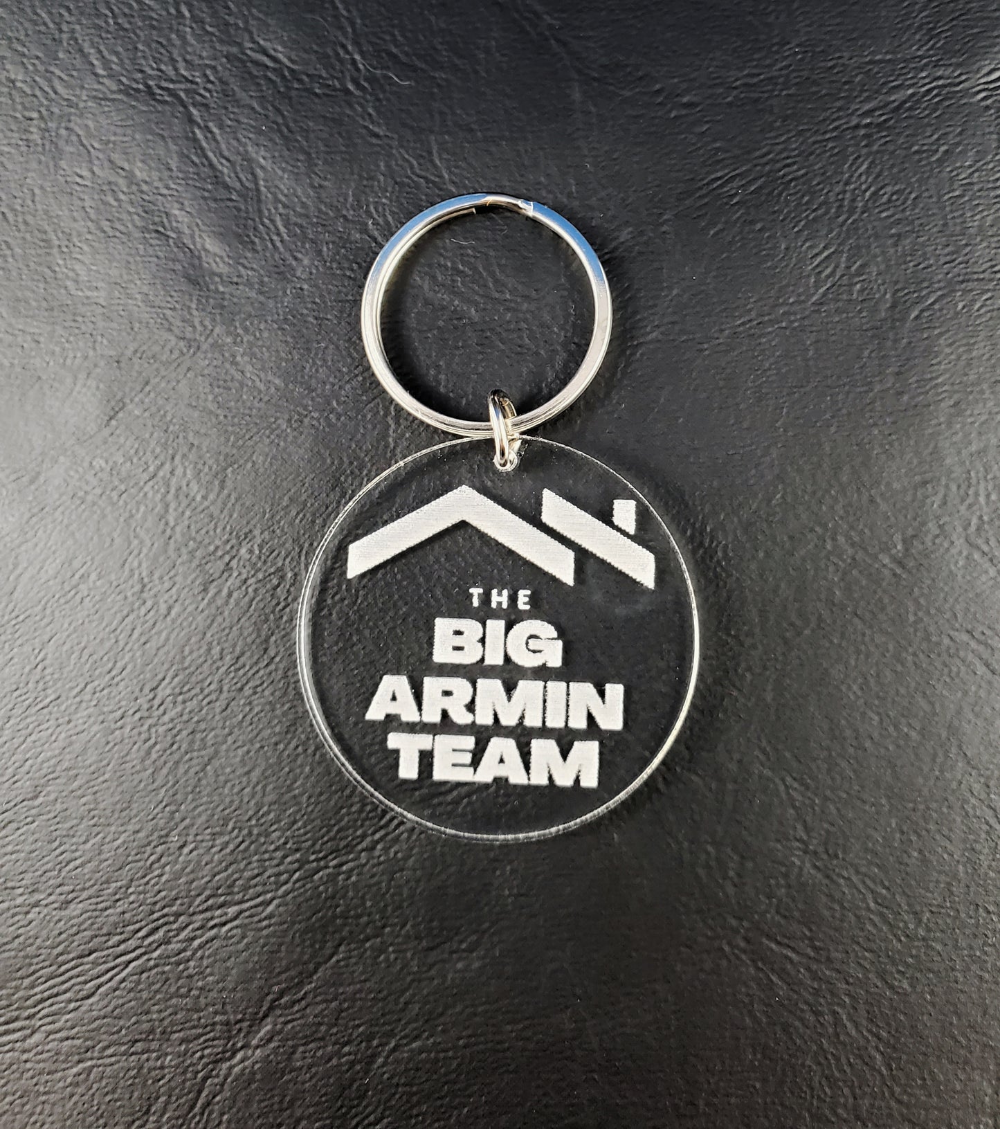 Custom Round Logo Keychain - BULK Quantities