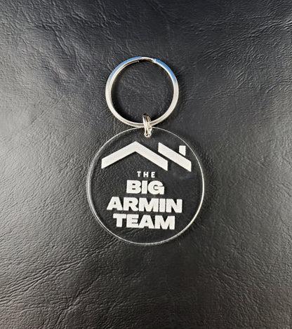 Custom Round Logo Keychain - BULK Quantities