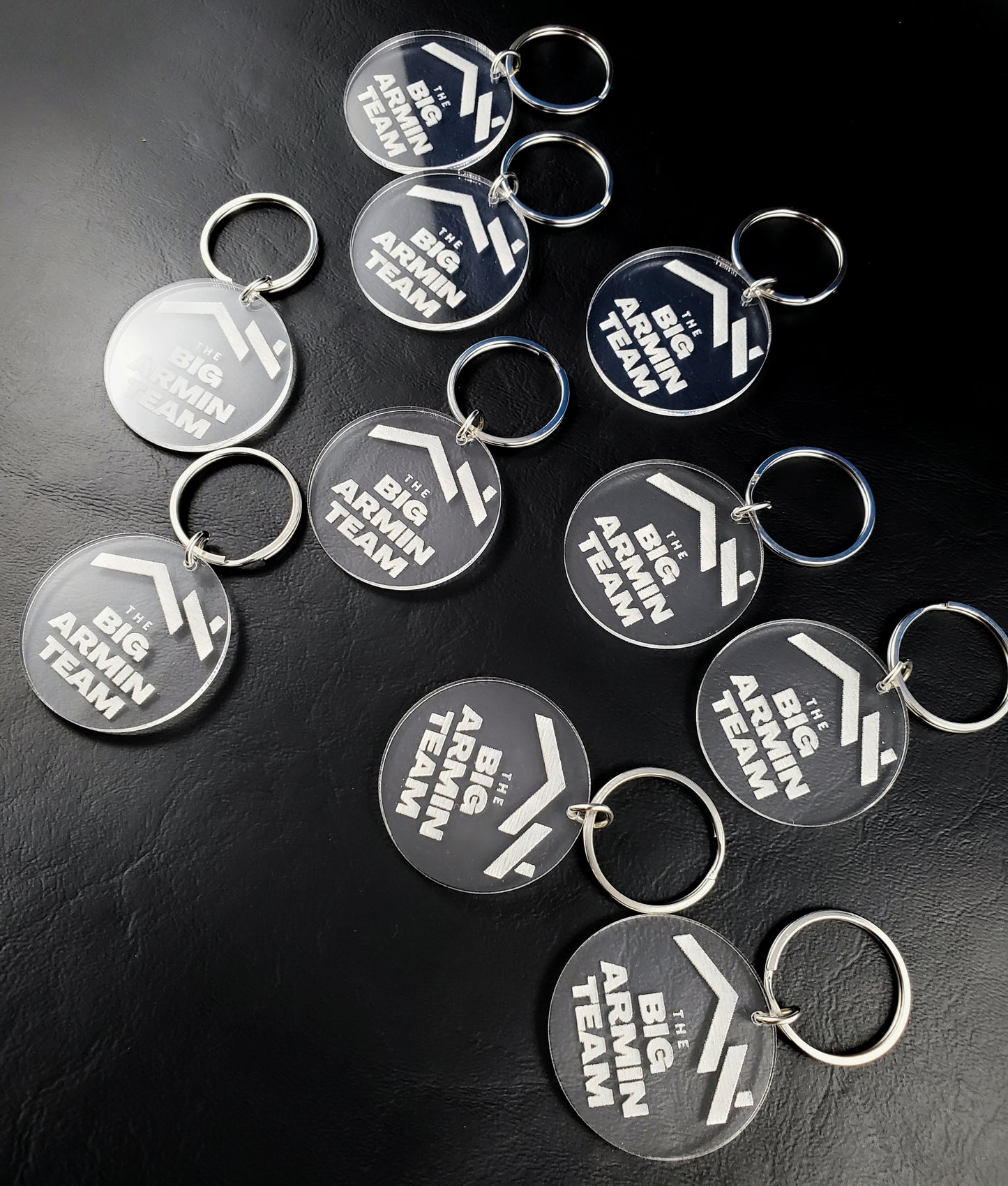 Custom Round Logo Keychain - BULK Quantities